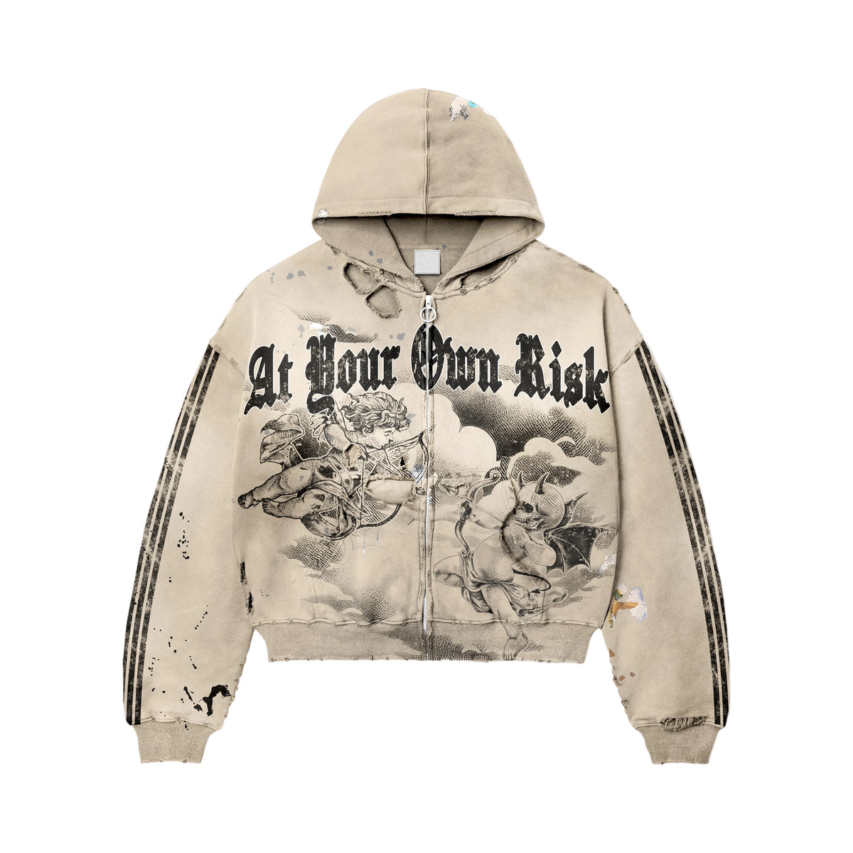 Battle Within Zip Hoodie