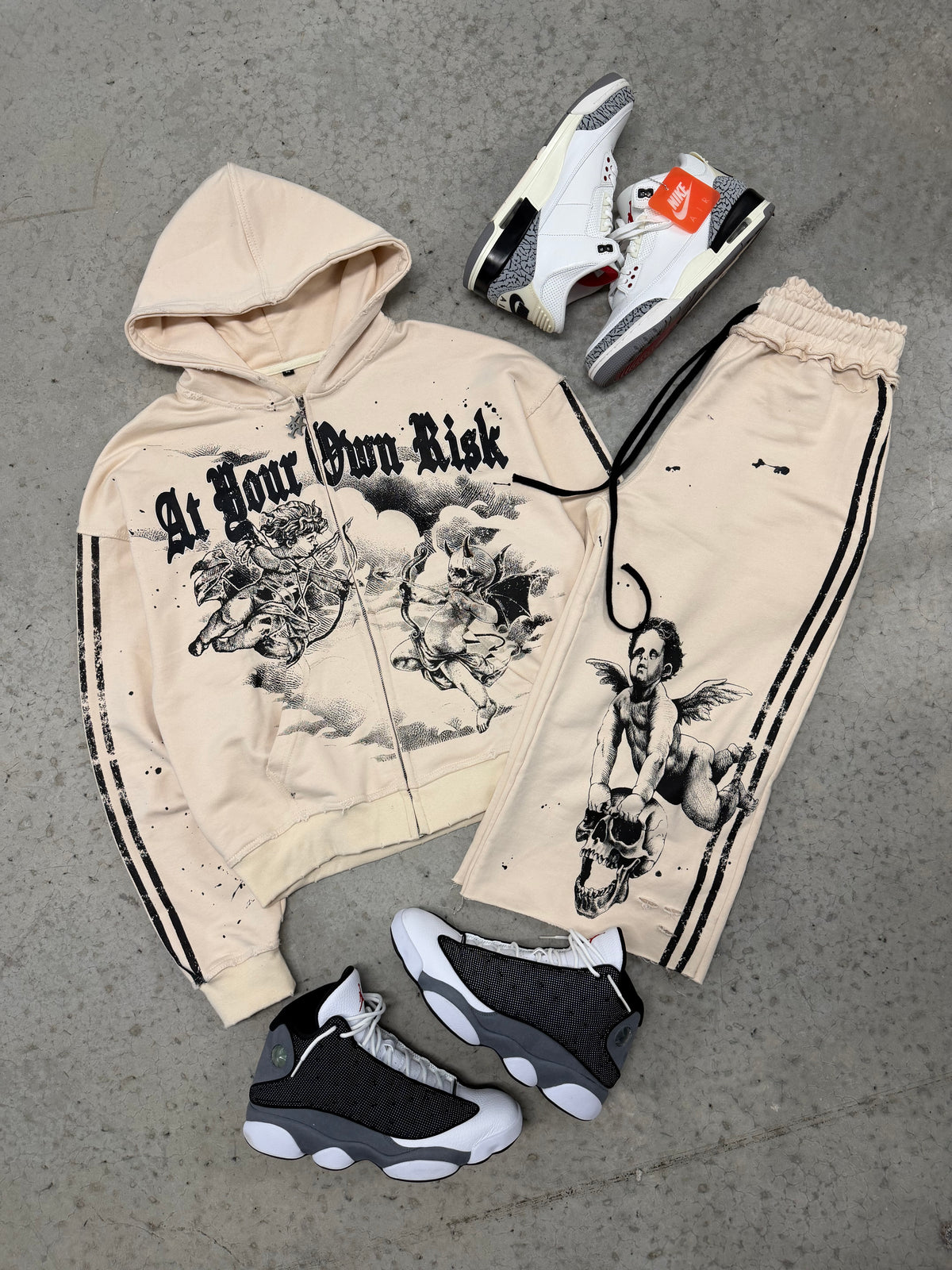 Battle Within Hoodie Set- Hoodie + 3/4 Shorts