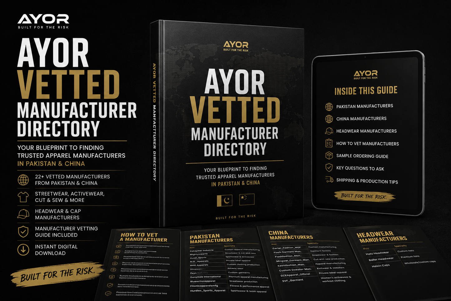 AYOR Vetted Manufacturer Directory