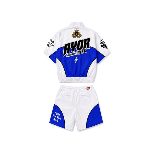 White/Blue Risk Takers Windbreak Set