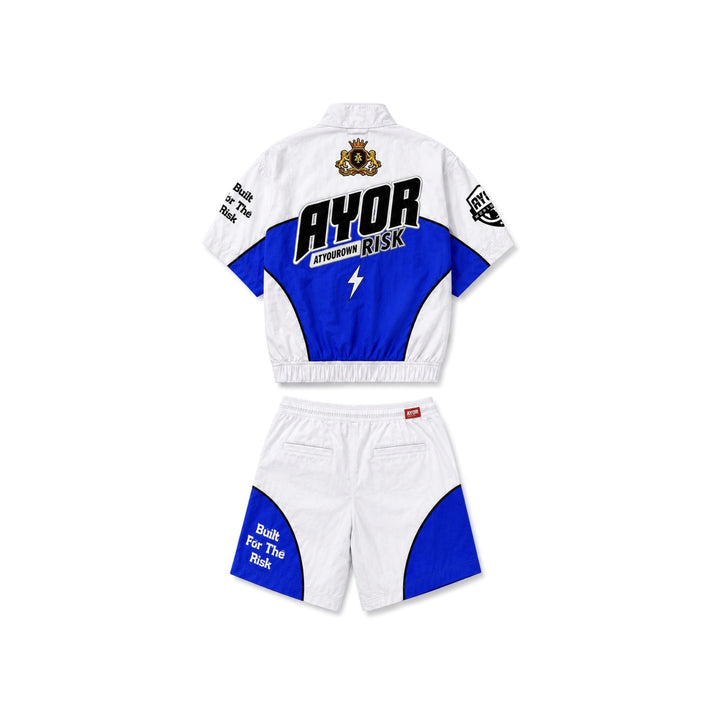Translation missing: en.White/Blue Risk Takers Windbreak Set