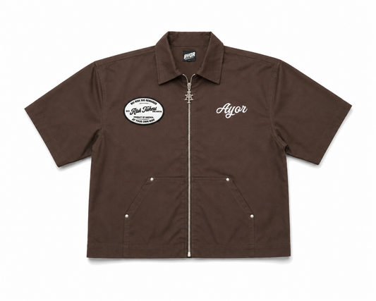 Brown Passionate Risk (Work Shirt)