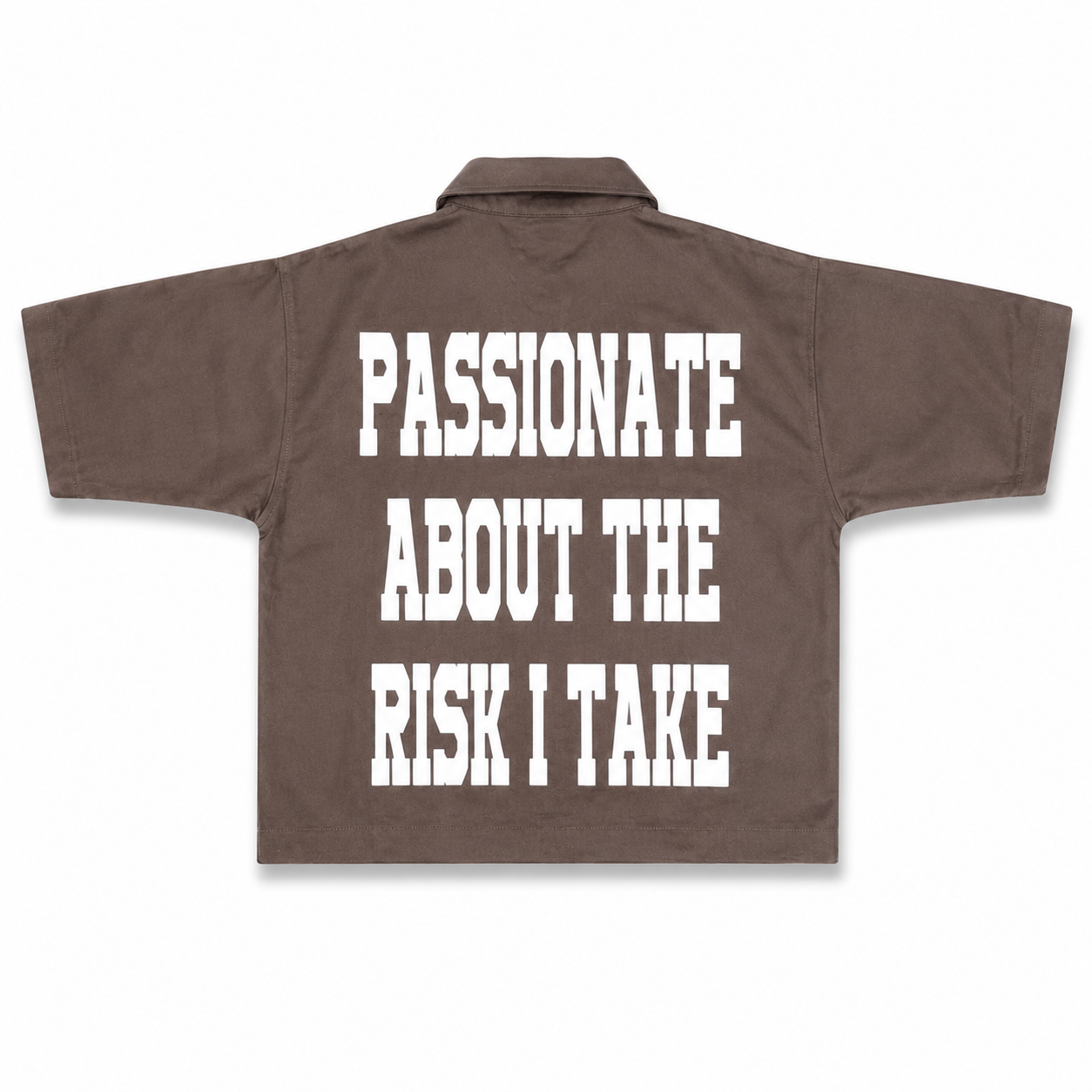Brown Passionate Risk (Work Shirt)