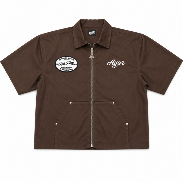 Translation missing: en.Brown Passionate Risk (Work Shirt)
