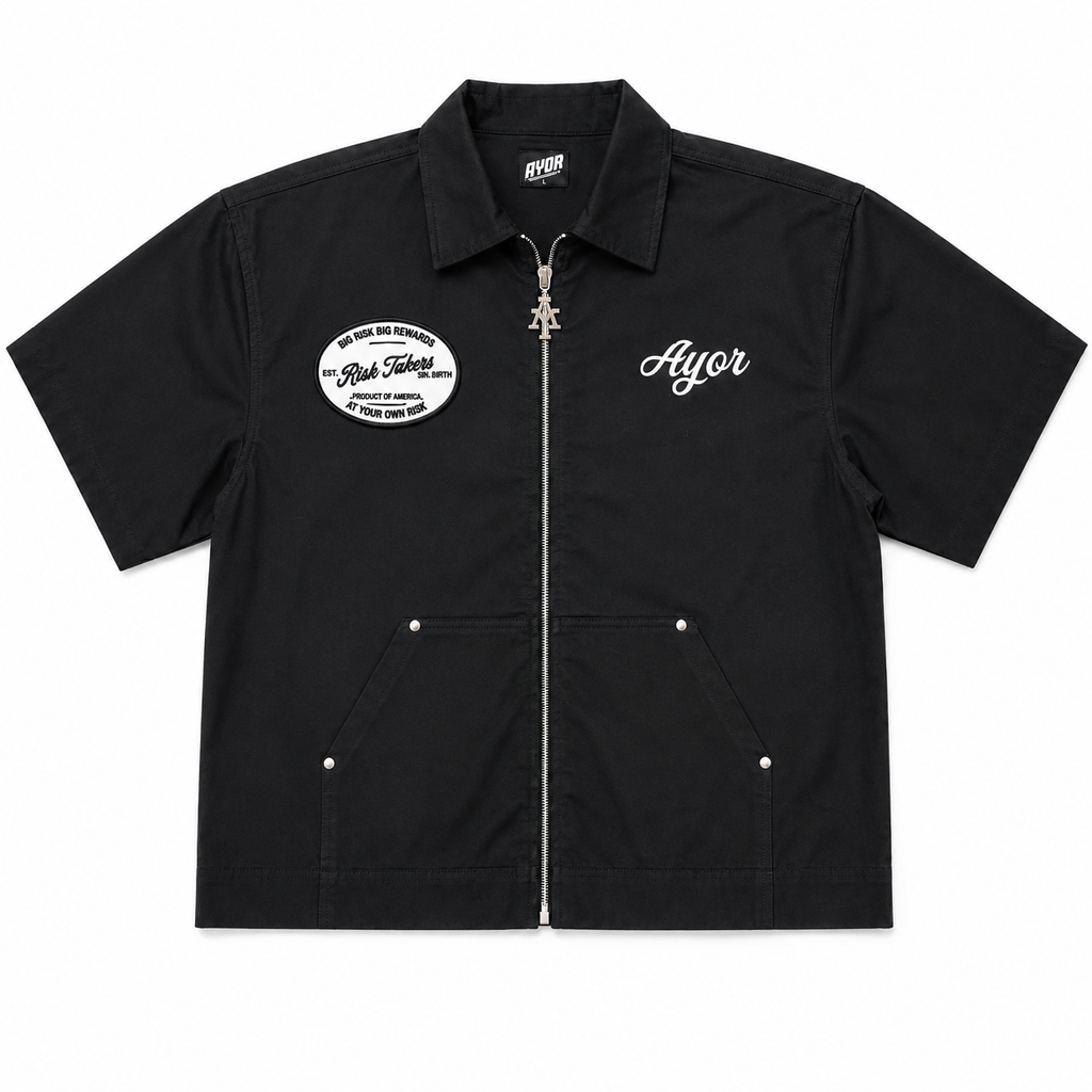Black Passionate Risk (Work Shirt)