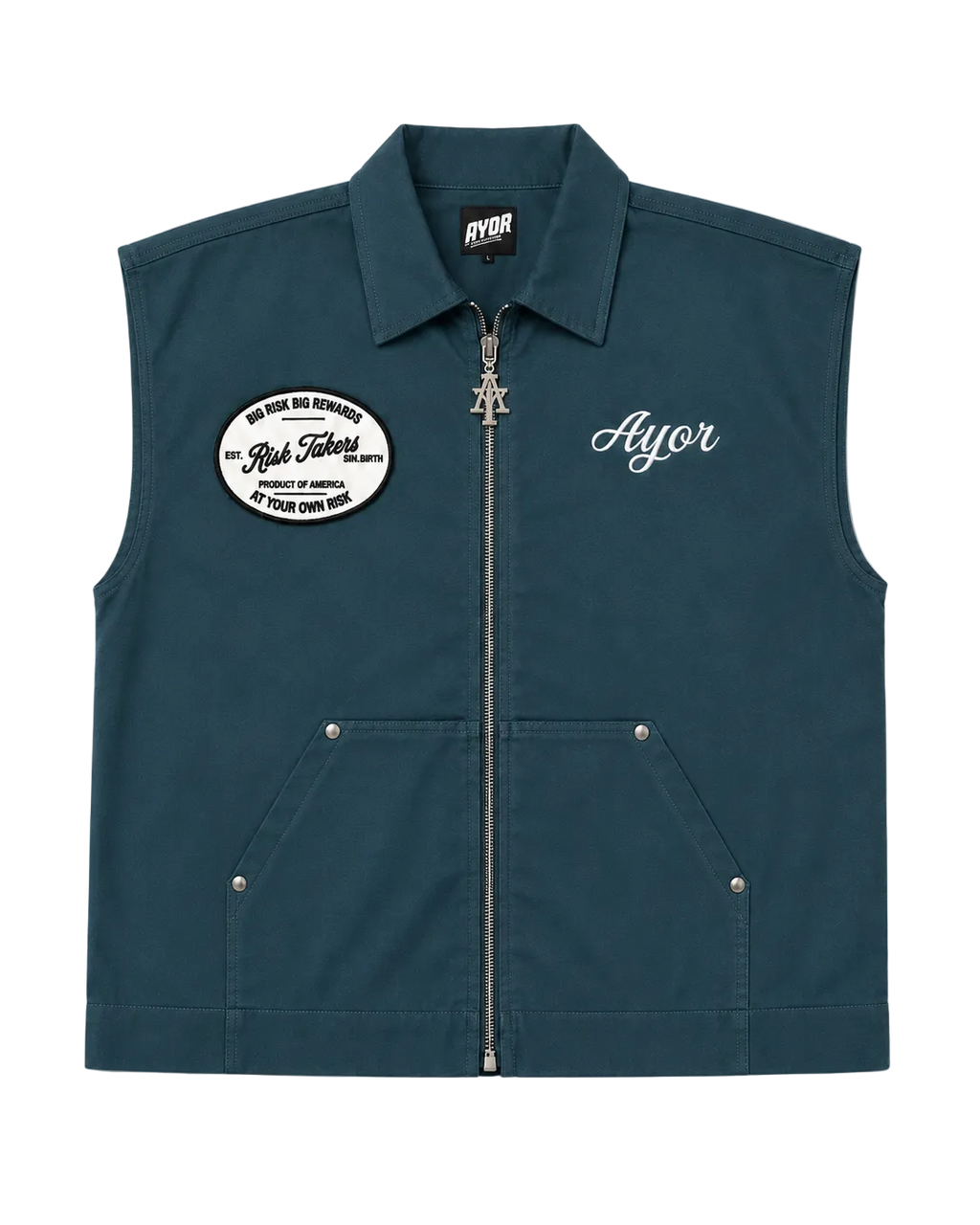 Passionate Risk (Sleeveless Work Shirt) green