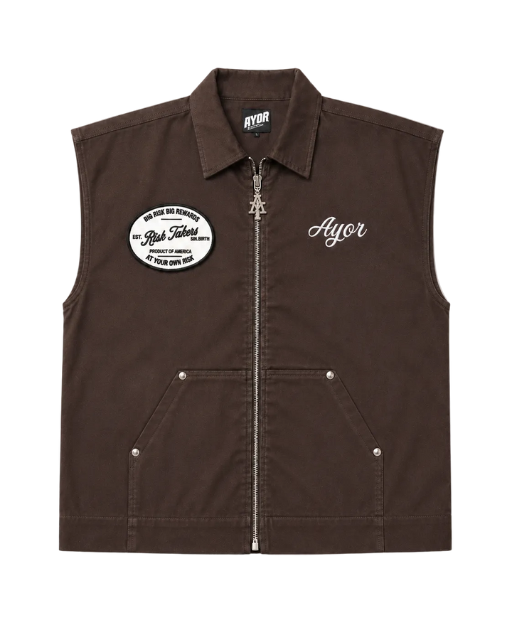 Translation missing: en.Passionate Risk (Sleeveless Work Shirt) brown