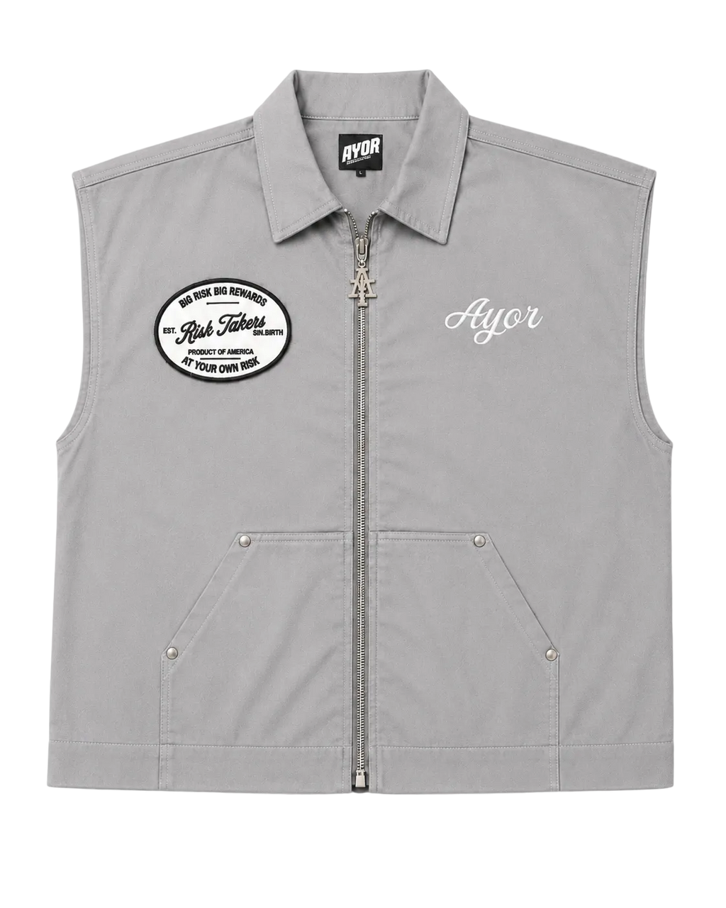 Passionate Risk (Sleeveless Work Shirt) gray
