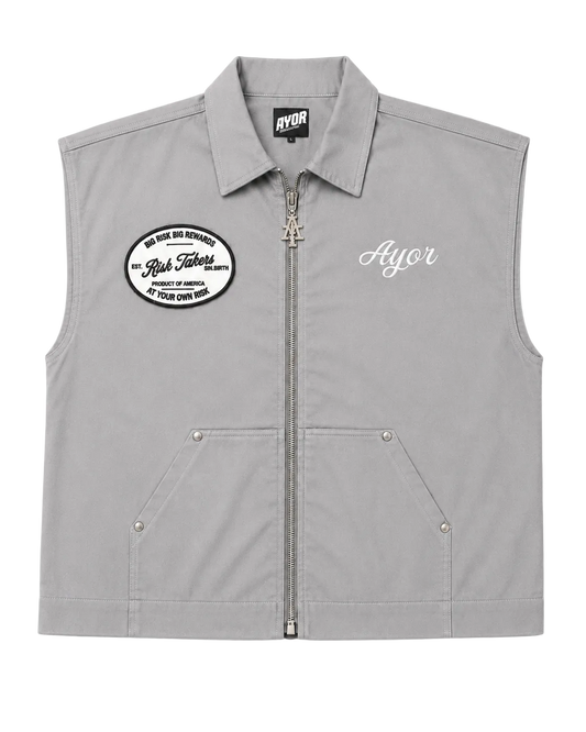 Passionate Risk (Sleeveless Work Shirt) gray