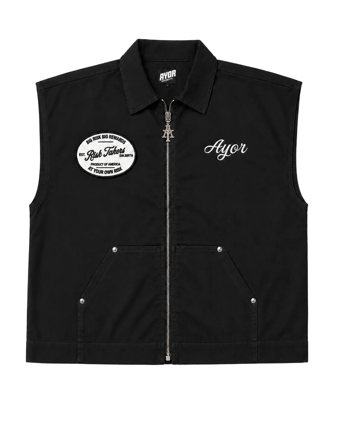 Passionate Risk (Sleeveless Work Shirt black
