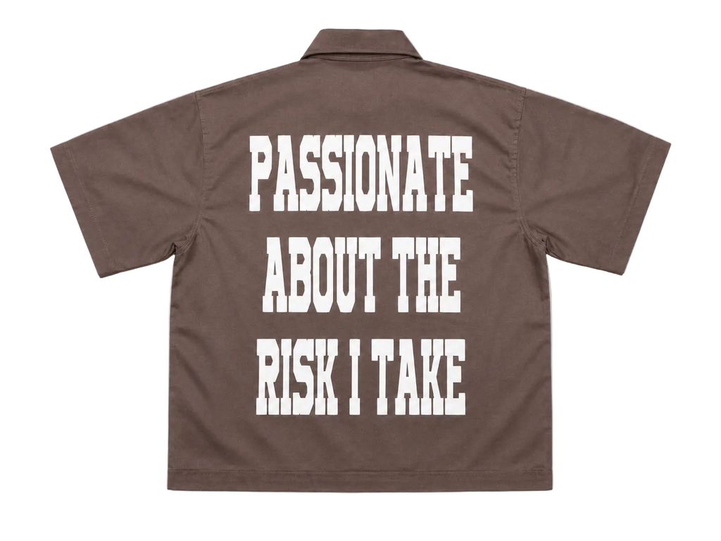 Brown Passionate Risk (Work Shirt)