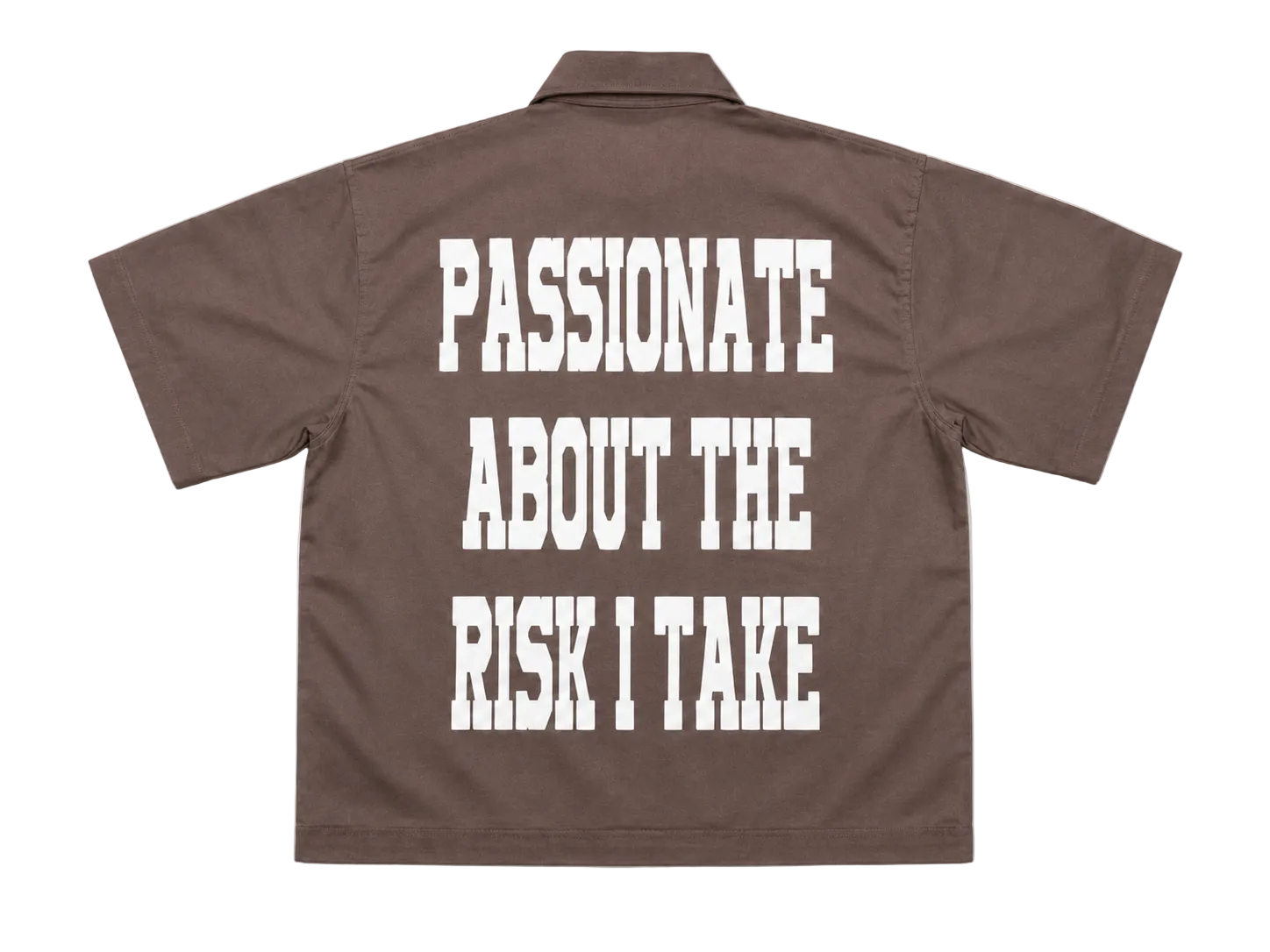 Brown Passionate Risk (Work Shirt)