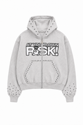At Your Own Risk Rhinestone Hoodie