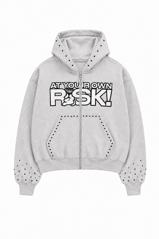 Translation missing: en.At Your Own Risk Rhinestone Hoodie