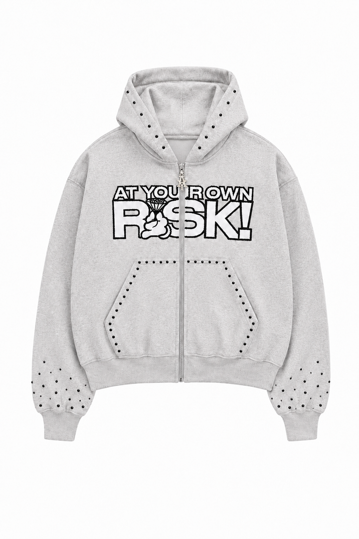 Translation missing: en.At Your Own Risk Rhinestone Hoodie