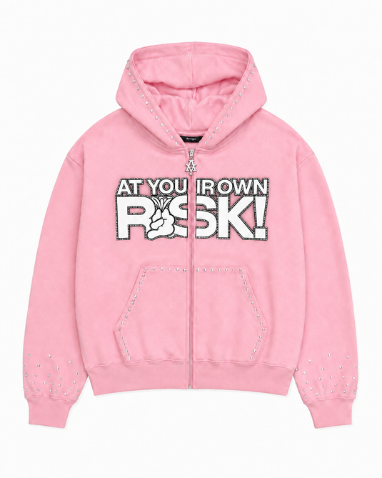 Translation missing: en.At Your Own Risk Rhinestone Hoodie