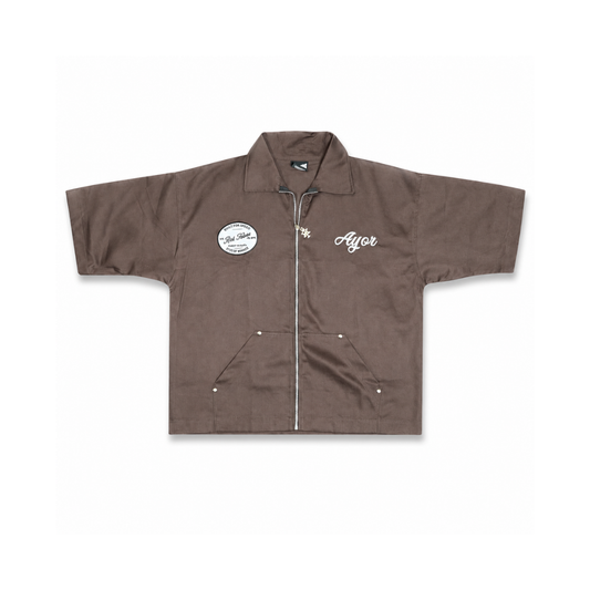 Brown Passionate Risk (Work Shirt)