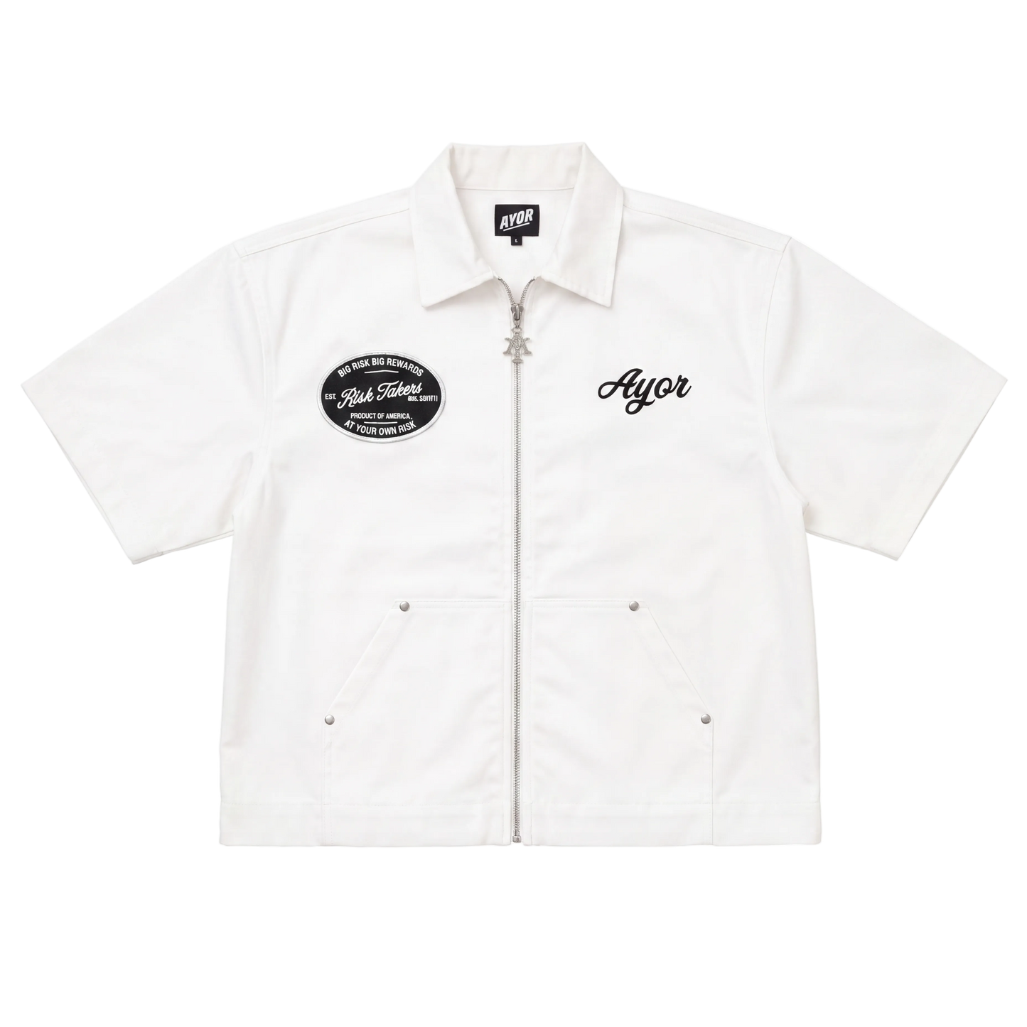 White Passionate Risk (Work Shirt)