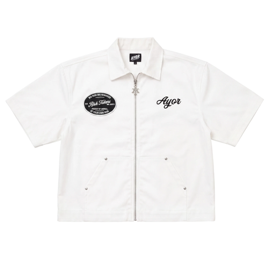 Translation missing: en.White Passionate Risk (Work Shirt)
